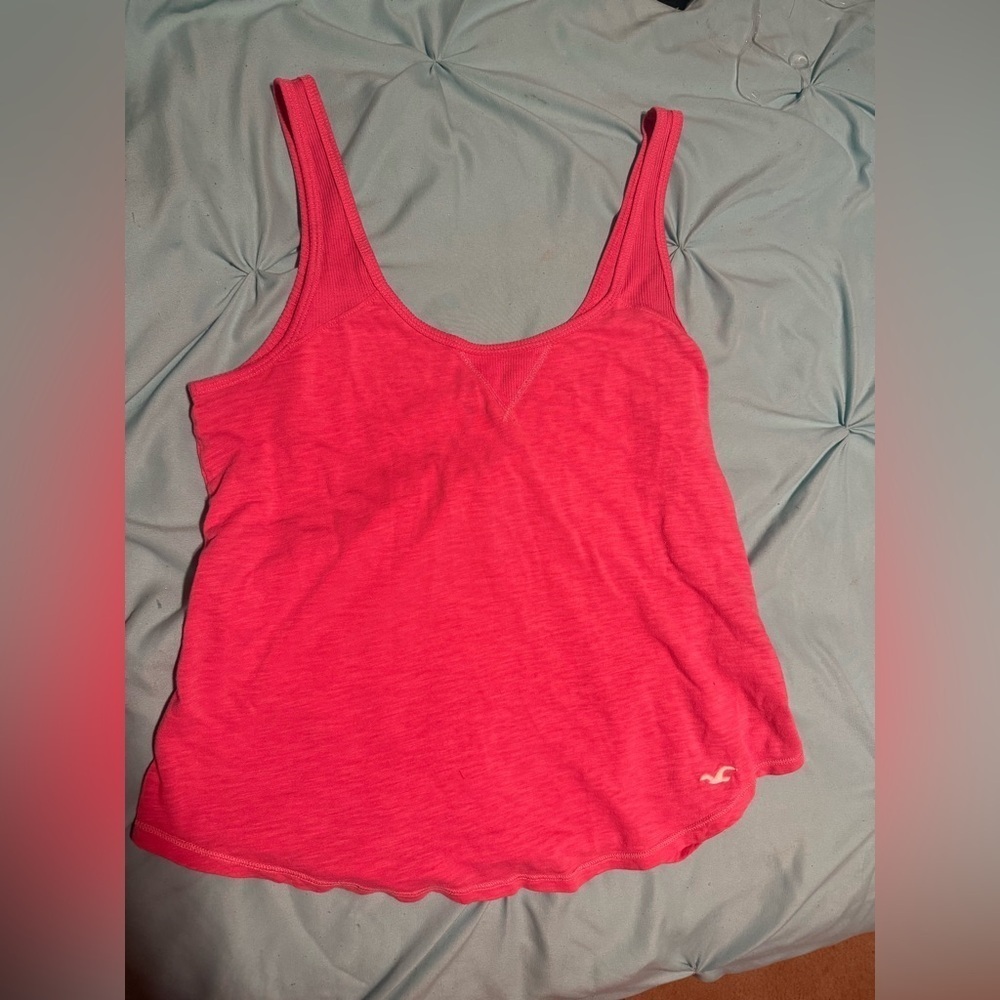 Hollister Vibrant Pink Tank Top
Small